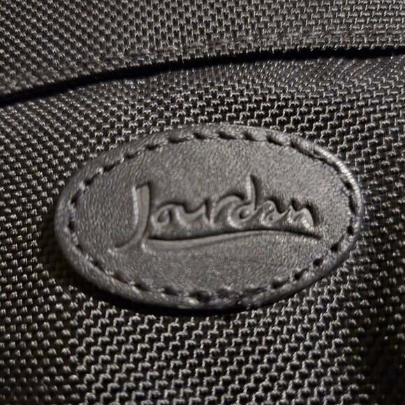 Jourdan Black Nylon Briefcase Messenger Laptop Case Bag - Picture 2 of 11